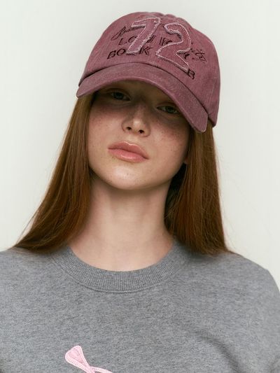 KIRSH 72 Applique Ball Cap [Dark Purple]