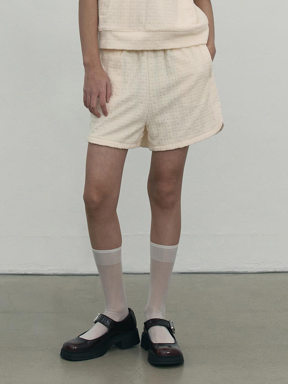 KIRSH Banded Terry Short Pants