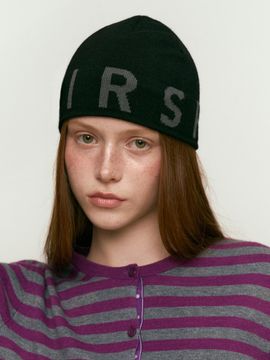 KIRSH Basic Logo Short Beanie [Black]