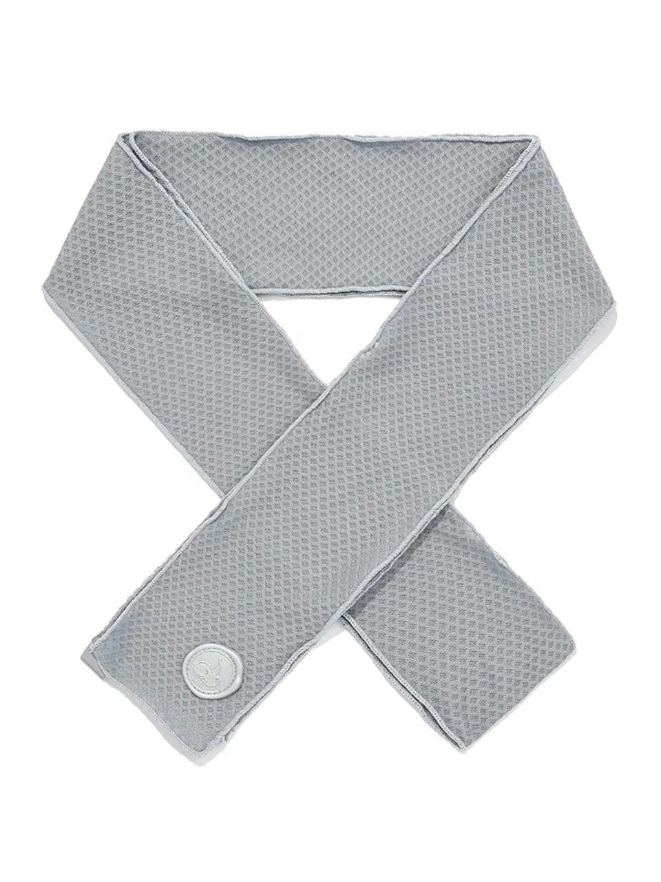 KIRSH Color Mix Mesh Scarf_Light Grey