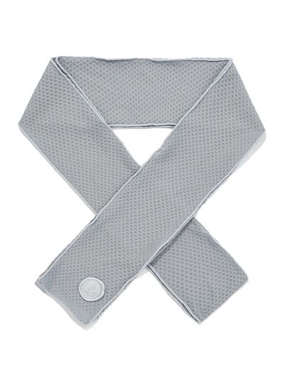 KIRSH Color Mix Mesh Scarf_Light Grey
