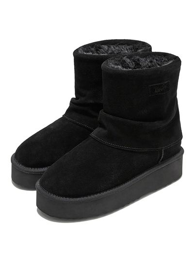KIRSH Kirsch Suede Platform Boots [Black]