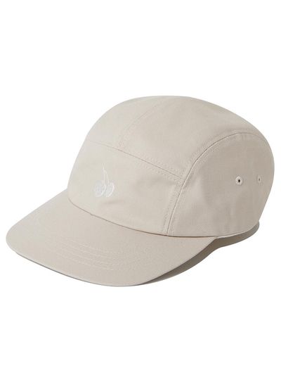 KIRSH Mono Logo Camp Cap_Grey Beige