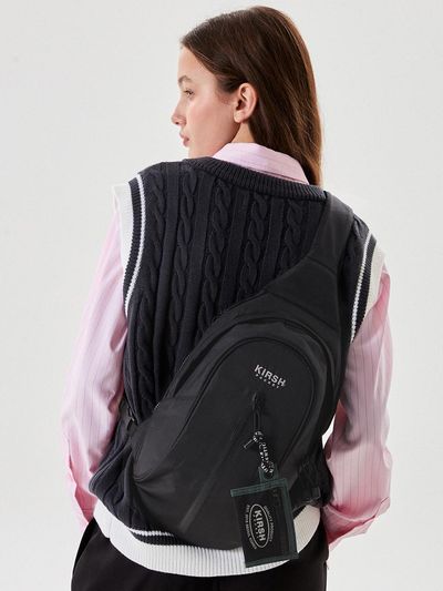 KIRSH Pocket Strap Point Coin Bag_Black
