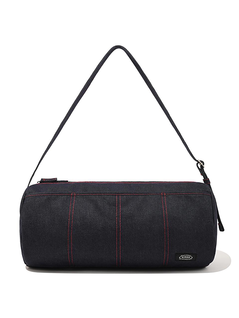 KIRSH Pocket Vintage Stitch Point Duffle Bag_Dark Blue