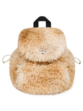 KIRSH RED Fur Mini Backpack [Brown]