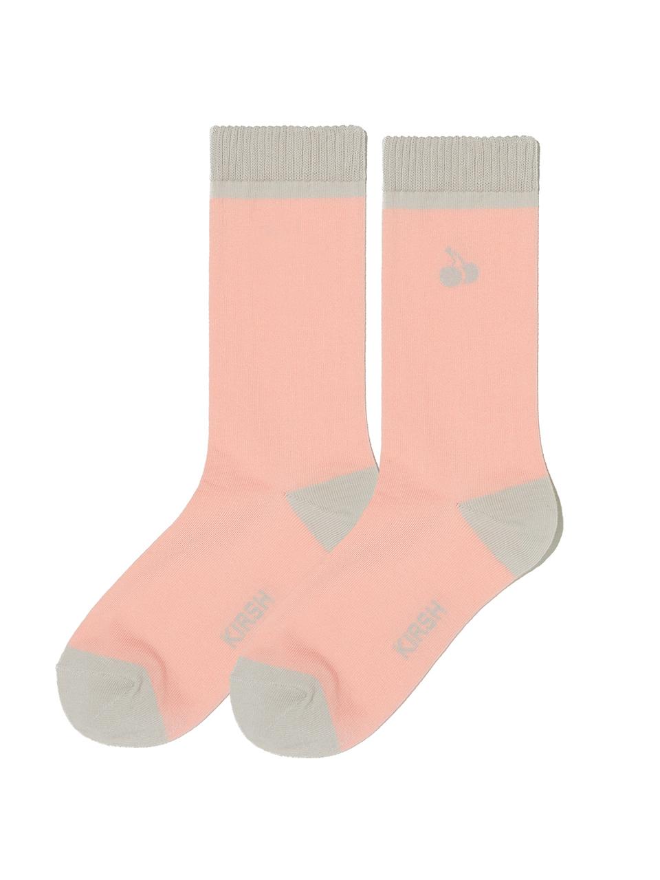 KIRSH Small Color Combination Socks_Pink