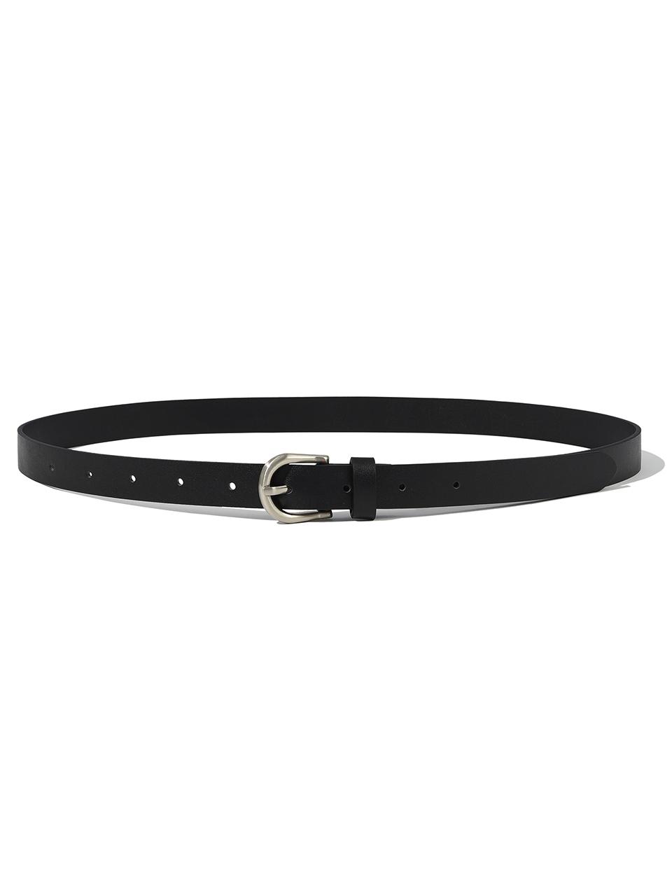 KIRSH Synthetic Leather Classic Plain Belt [Black]