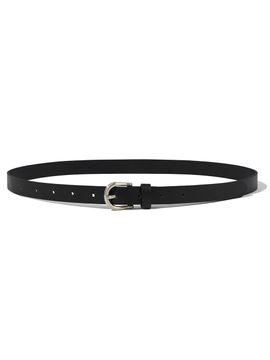 KIRSH Synthetic Leather Classic Plain Belt [Black]