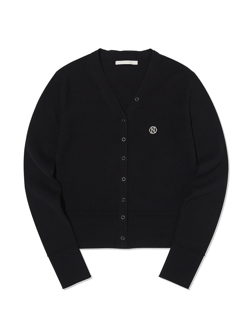 KIRSH V Neck Cardigan - Black