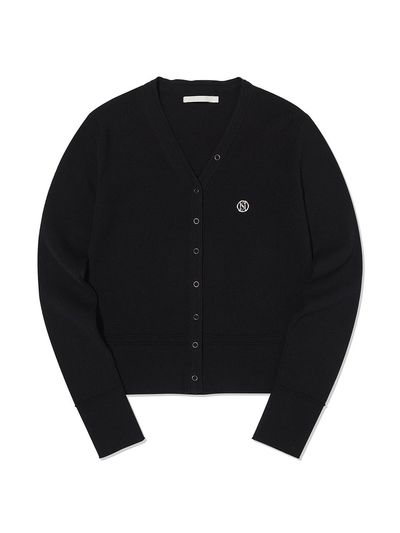 KIRSH V Neck Cardigan - Black