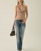 Kiss The Sky Kiss The Sky Adriana Asymmetric Cowl Neck Halter Top in Brown, Women's at Urban Outfitters - 3