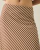 Kiss The Sky Kiss The Sky Adriana Striped Maxi Skirt in Brown, Women's at Urban Outfitters - 2