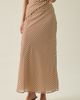 Kiss The Sky Kiss The Sky Adriana Striped Maxi Skirt in Brown, Women's at Urban Outfitters - 3