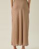 Kiss The Sky Kiss The Sky Adriana Striped Maxi Skirt in Brown, Women's at Urban Outfitters - 5