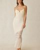 Kiss The Sky Kiss The Sky Alessia Spliced Lace Maxi Dress in Ivory, Women's at Urban Outfitters - 1