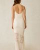 Kiss The Sky Kiss The Sky Alessia Spliced Lace Maxi Dress in Ivory, Women's at Urban Outfitters - 5