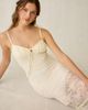 Kiss The Sky Kiss The Sky Alessia Spliced Lace Maxi Dress in Ivory, Women's at Urban Outfitters - 6