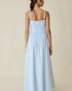 Kiss The Sky Kiss The Sky Cherie Smocked Drop Waist Maxi Dress in Blue, Women's at Urban Outfitters - 4