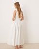 Kiss The Sky Kiss The Sky drop waist vest maxi dress in off white - 2