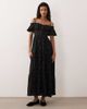 Kiss The Sky Kiss The Sky Indi picnic maxi dress in floral black - 1