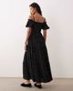 Kiss The Sky Kiss The Sky Indi picnic maxi dress in floral black - 2