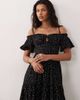 Kiss The Sky Kiss The Sky Indi picnic maxi dress in floral black - 3