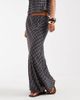 Kiss The Sky Kiss the Sky low rise maxi slip skirt in blue plaid - part of a set - 2