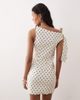 Kiss The Sky Kiss The Sky off the shoulder polka dot mini dress in white - 3