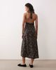 Kiss The Sky Kiss The Sky Positano printed maxi dress in black floral - 2
