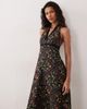 Kiss The Sky Kiss The Sky Positano printed maxi dress in black floral - 4