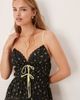 Kiss The Sky Kiss The Sky v neck sleeveless maxi dress in black floral print - 3
