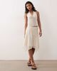 Kiss The Sky Kiss The Sky Yasmeen chiffon lace halter top in cream-Neutral - 3