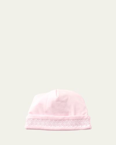 Kissy Kissy Girl's Hand-Smocked Pima Cotton Baby Hat