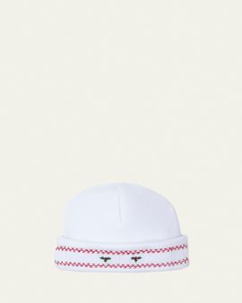 Kissy Kissy Girl's Holiday Medley '24 Hand Smocked Hat