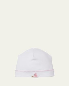 Kissy Kissy Girl's Premier Baby Bunny Patch Embroidered Hat