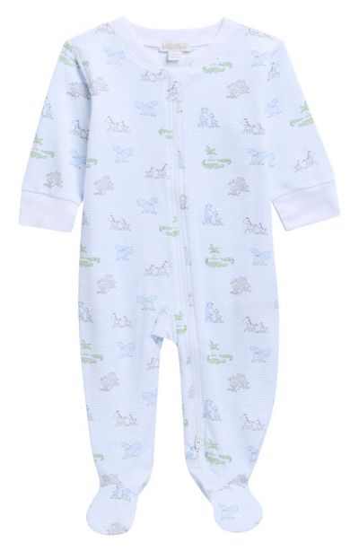 Kissy Kissy Kissy Kissy Animal Print Pima Cotton Footie