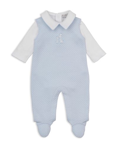 Kissy Kissy Kissy Kissy Boys' Bodysuit & Quilted Footed Overall Set