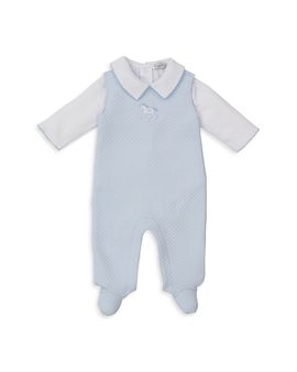 Kissy Kissy Kissy Kissy Boys' Shirt & Jacquard Overalls Set