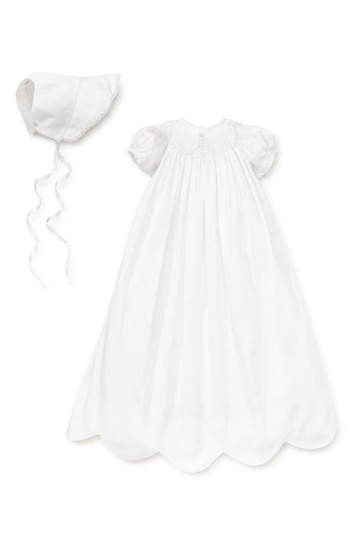 Kissy Kissy Kissy Kissy Caroline Christening Gown & Bonnet Set