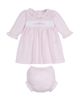 Kissy Kissy Kissy Kissy Girls' Striped Dress & Diaper Cover Set - 1