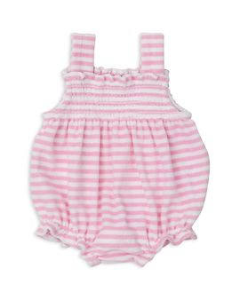 Kissy Kissy Kissy Kissy Girls' Striped Terry Bubble Romper
