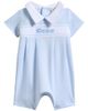 Kissy Kissy Kissy Kissy Kids' Smocked Train Romper - 1