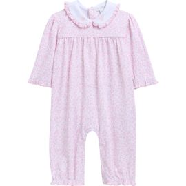 Kissy Kissy Kissy Kissy Peter Pan Collar Pima Cotton Romper