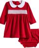 Kissy Kissy Kissy Kissy Smocked Pima Cotton Dress & Bloomers Set - 1