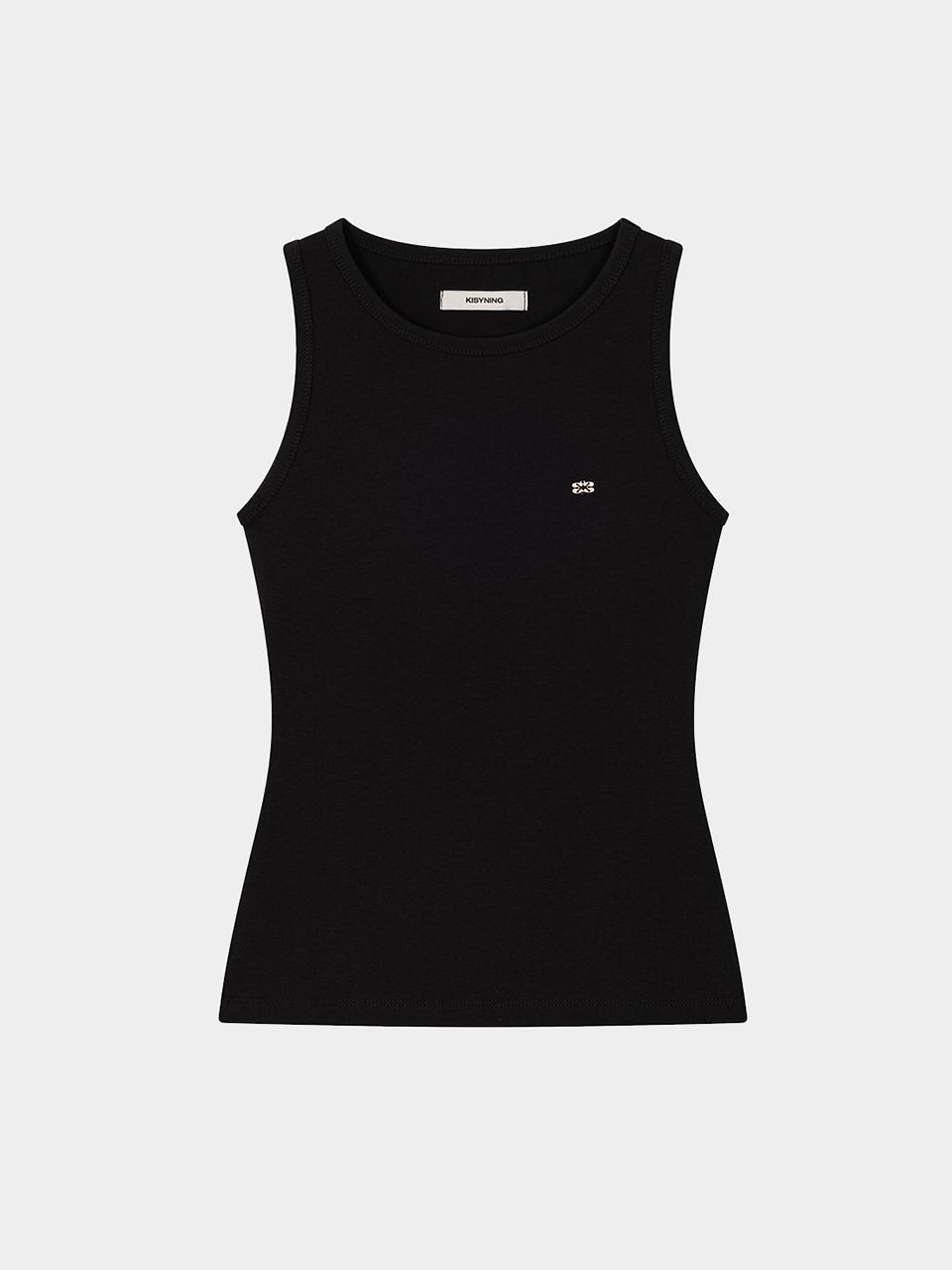 KISYNING Edge Backless Sleeveless Top [Black]