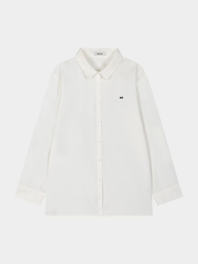 KISYNING Ground Over Fit Shirt [WHITE]