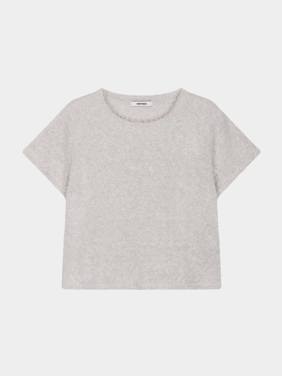 KISYNING Holiday Furry Top (Gray)