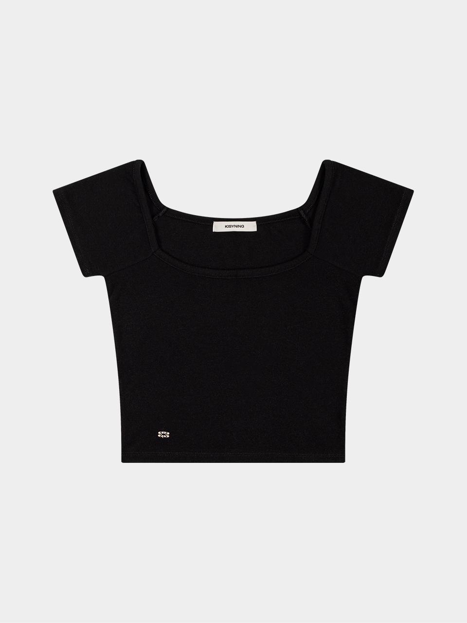 KISYNING Metal Symbol Square Round Neck (Black)