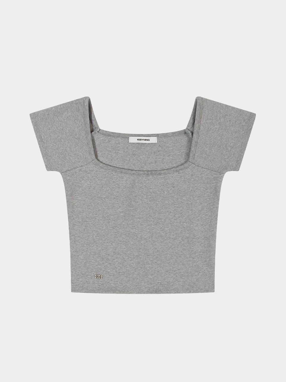 KISYNING Metal Symbol Square Round Neck (thick version) - Gray